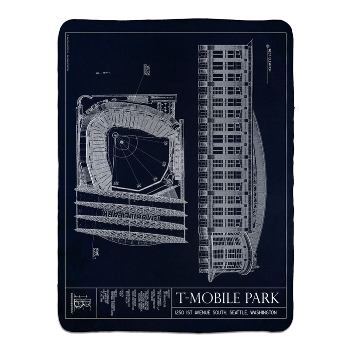 T-Mobile Park Fleece Sherpa Blankets