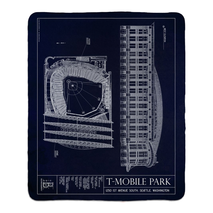 T-Mobile Park Fleece Sherpa Blankets