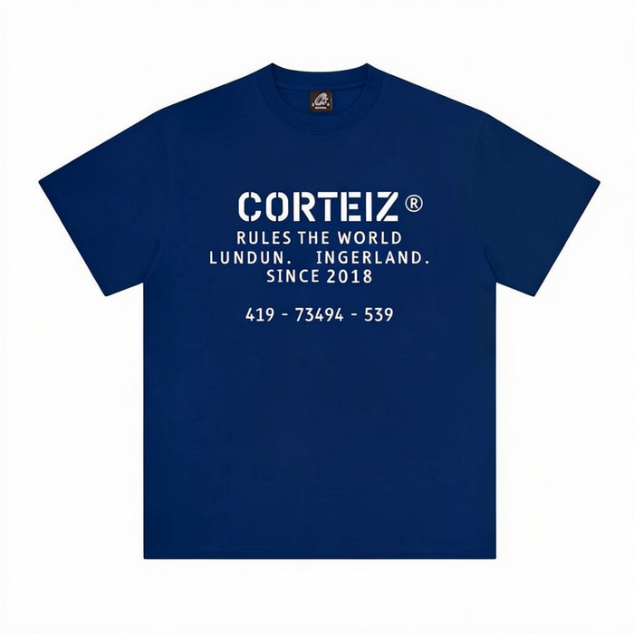 T-Shirt Corteiz OG Stencil Blue