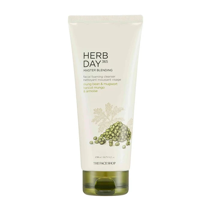 THE FACE SHOP Herb Day Master Blinding Facial Foaming Cleanser