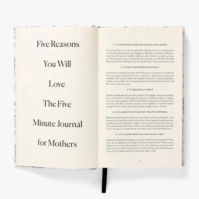 The Five Minute Journal for Mothers – Daily Self-Care for Busy Moms
