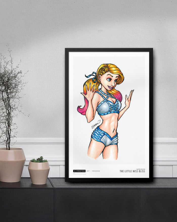 The Little Miss Bliss - Alexa Bliss - Poster Print