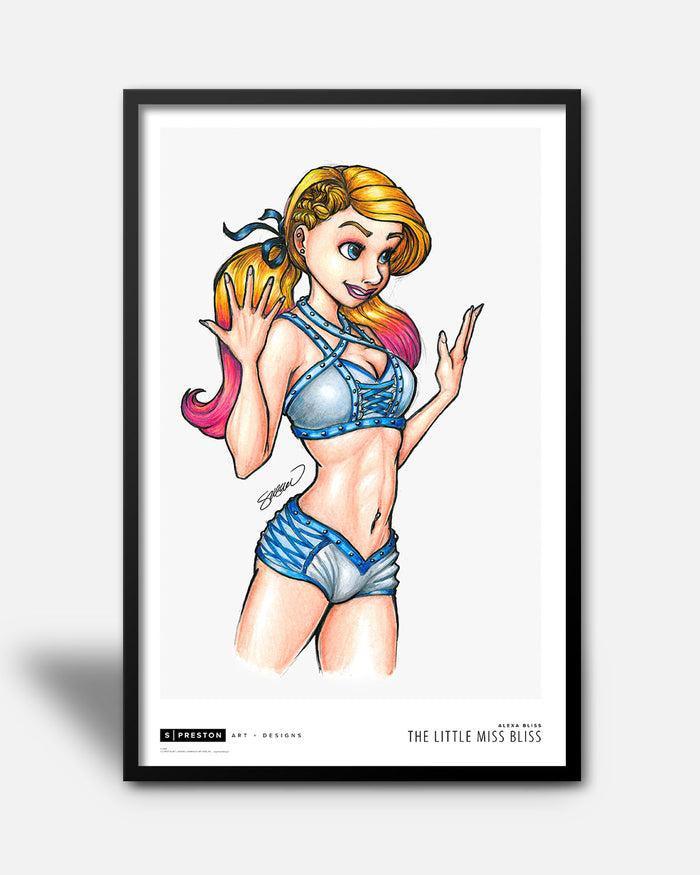 The Little Miss Bliss - Alexa Bliss - Poster Print