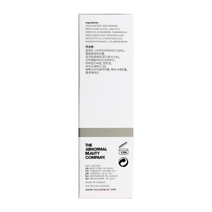 The Ordinary Niacinamide 10% + Zinc 1% 30ml (190311)
