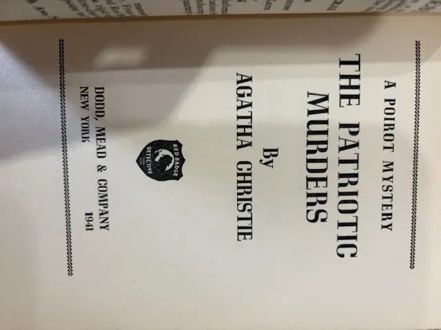 The Patriotic Murders by Agatha Christie Crippen & Landru, Publishers