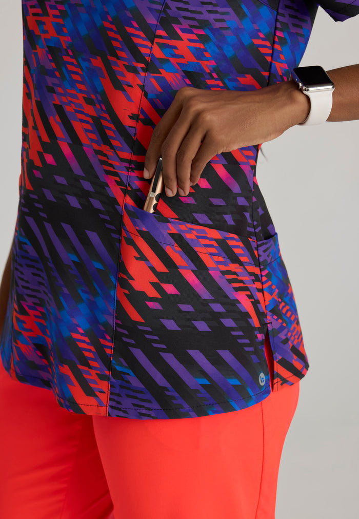 Thrive Print Top - Radiant Prism - Grey's Anatomy Scrubs