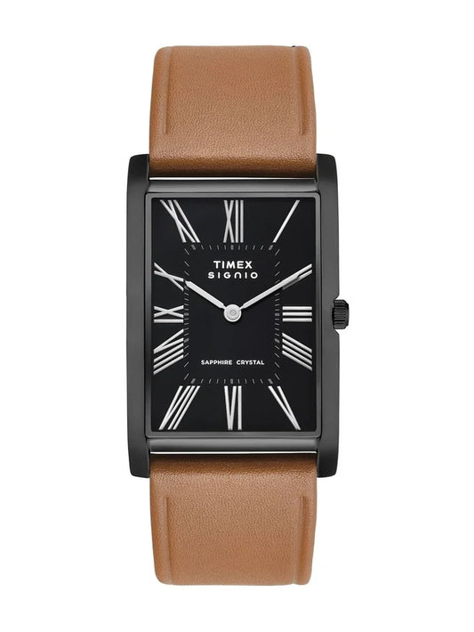 Timex Dial & Leather Strap Analogue Watch - TWEG34302