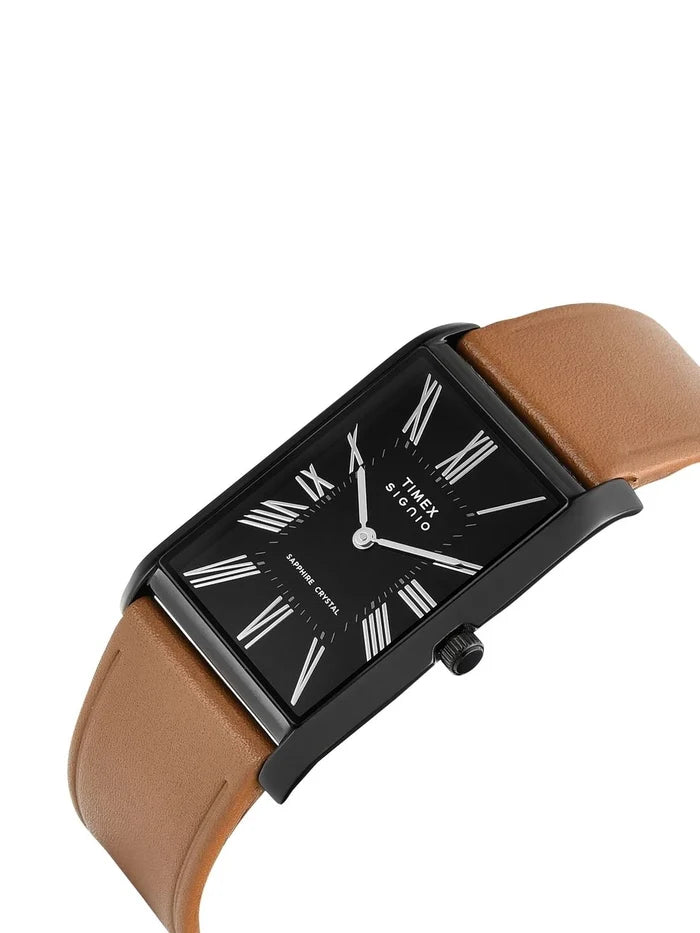 Timex Dial & Leather Strap Analogue Watch - TWEG34302