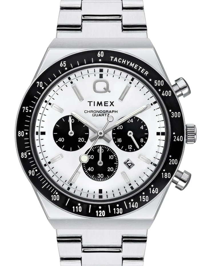 Timex Q Round 21mm White Dial Analog Watch - TWEG26400