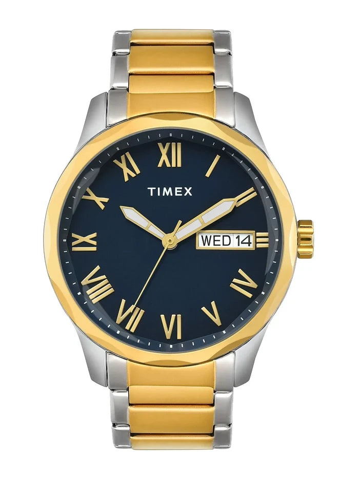 Timex Signio Round 44mm Blue Dial Analog Watch - TW0TG7642
