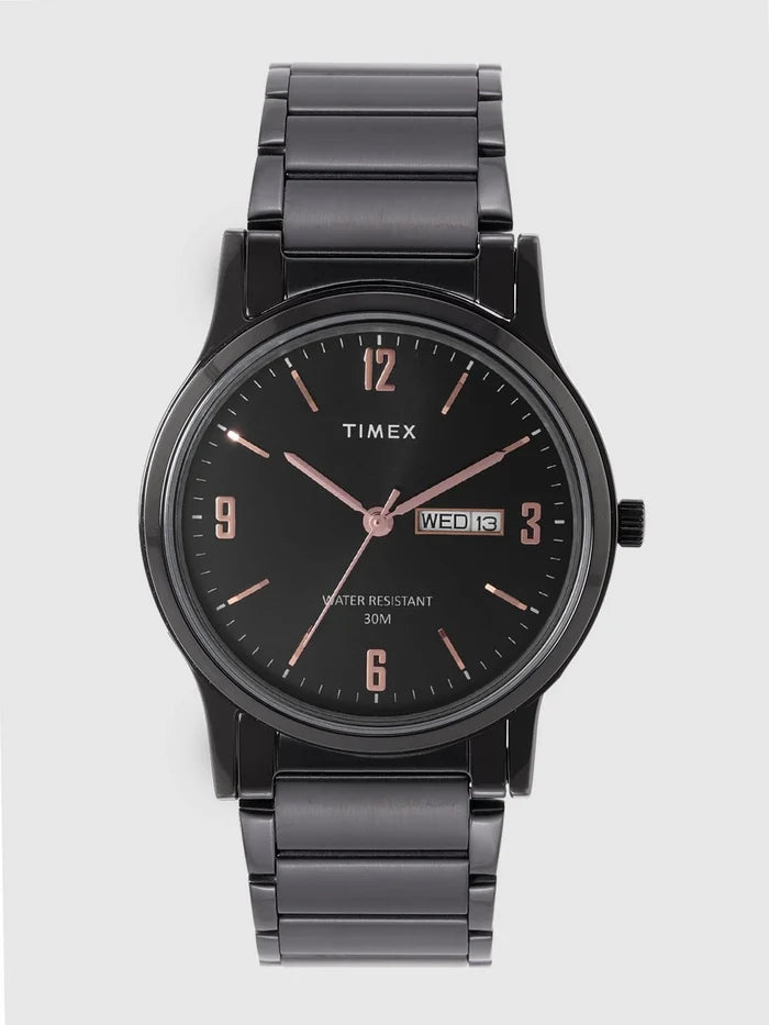 Timex Trendline Round 21mm Black Dial Analog Watch - TW000R438