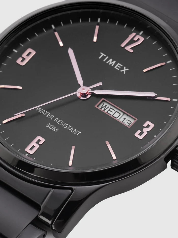 Timex Trendline Round 21mm Black Dial Analog Watch - TW000R438