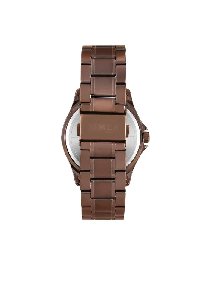 Timex Trendline Round 21mm Brown Dial Analog Watch - TW000X136