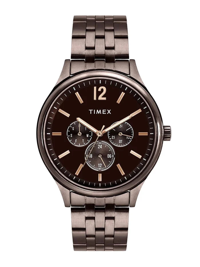 Timex Trendline Round 21mm Brown Dial Analog Watch - TWEG18436