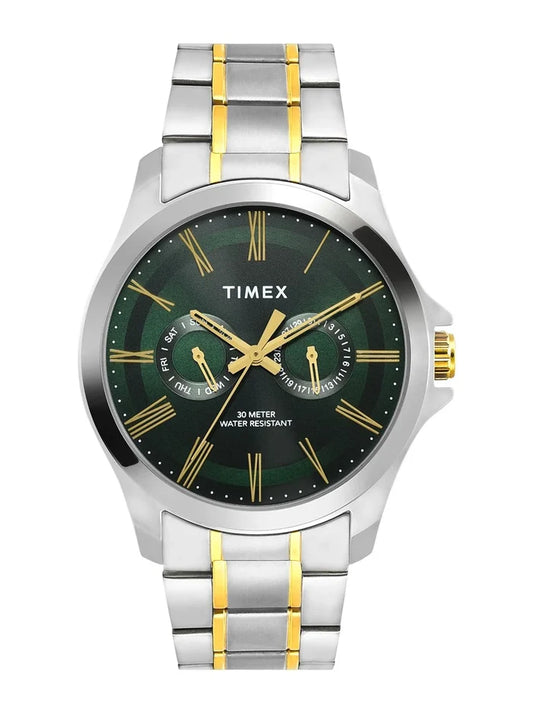 Timex Trendline Round 21mm Green Dial Analog Watch - TW000X130