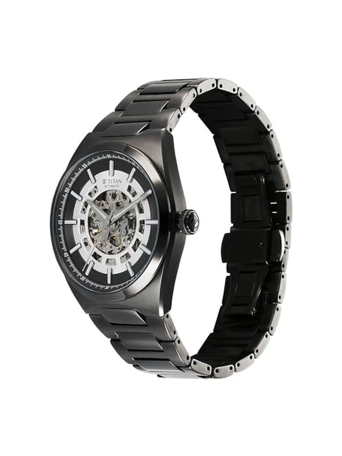 Titan Round Analog Watch - 90221QM02