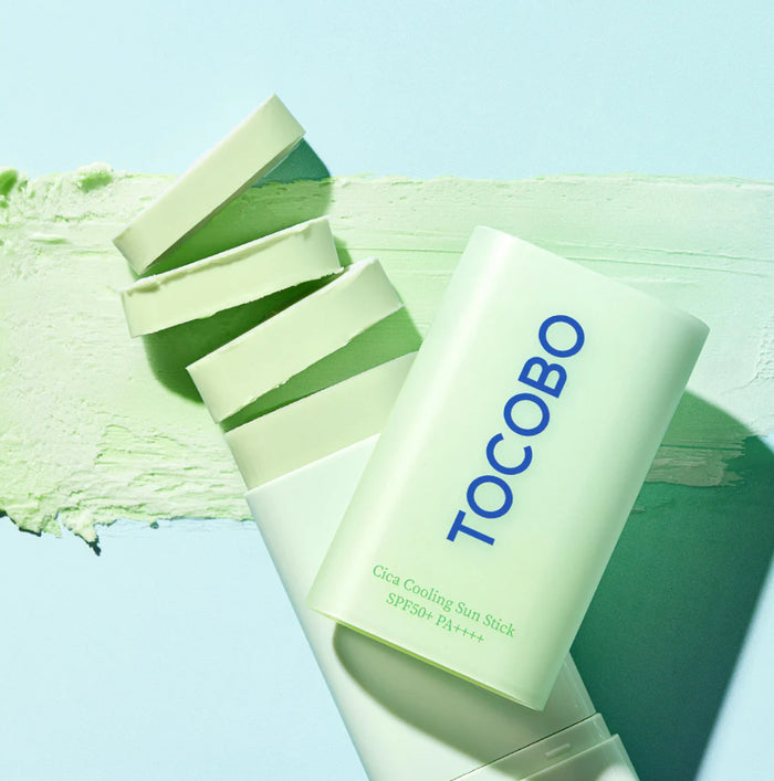 TOCOBO Cica Cooling Sun Stick SPF50+ PA++++ واقي الشمس الكيميائي بالسيكا من توكوبو