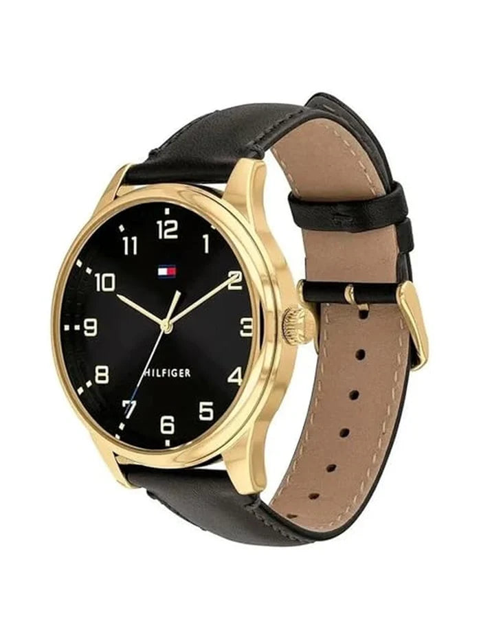 Tommy Hilfiger  Round Black Dial Analog Watch - NCTH1791660W