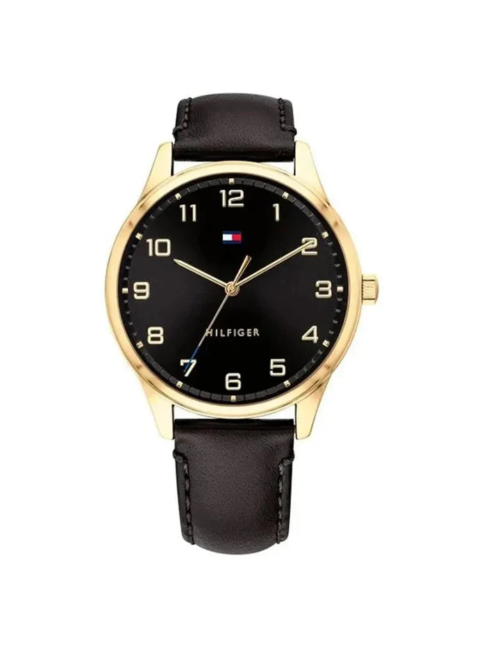 Tommy Hilfiger  Round Black Dial Analog Watch - NCTH1791660W