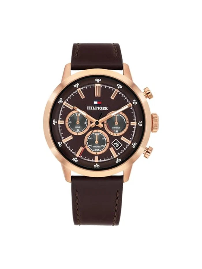 Tommy Hilfiger  Round Brown Dial Analog Watch - TH1710752