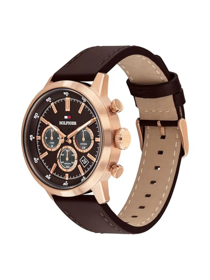 Tommy Hilfiger  Round Brown Dial Analog Watch - TH1710752