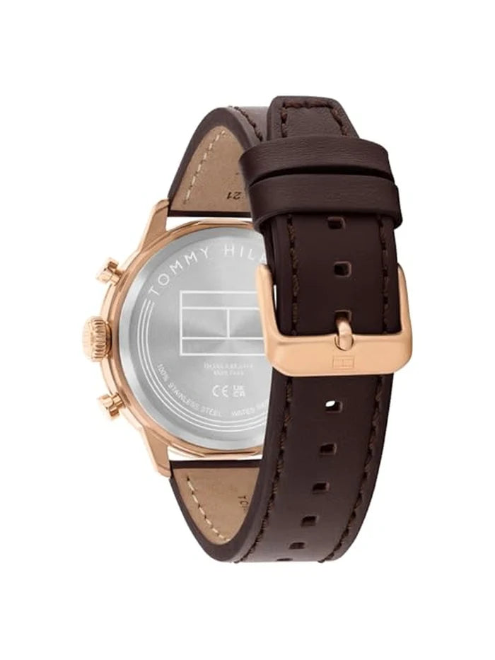 Tommy Hilfiger  Round Brown Dial Analog Watch - TH1710752