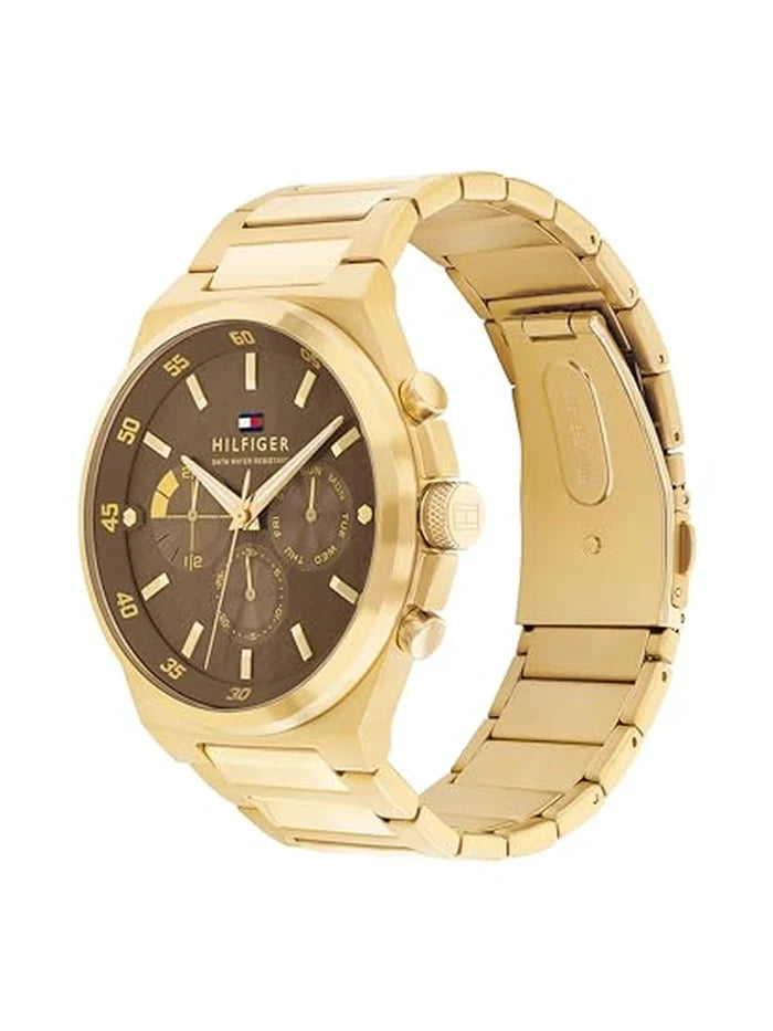 Tommy Hilfiger  Round Brown Dial Analog Watch - TH1792090
