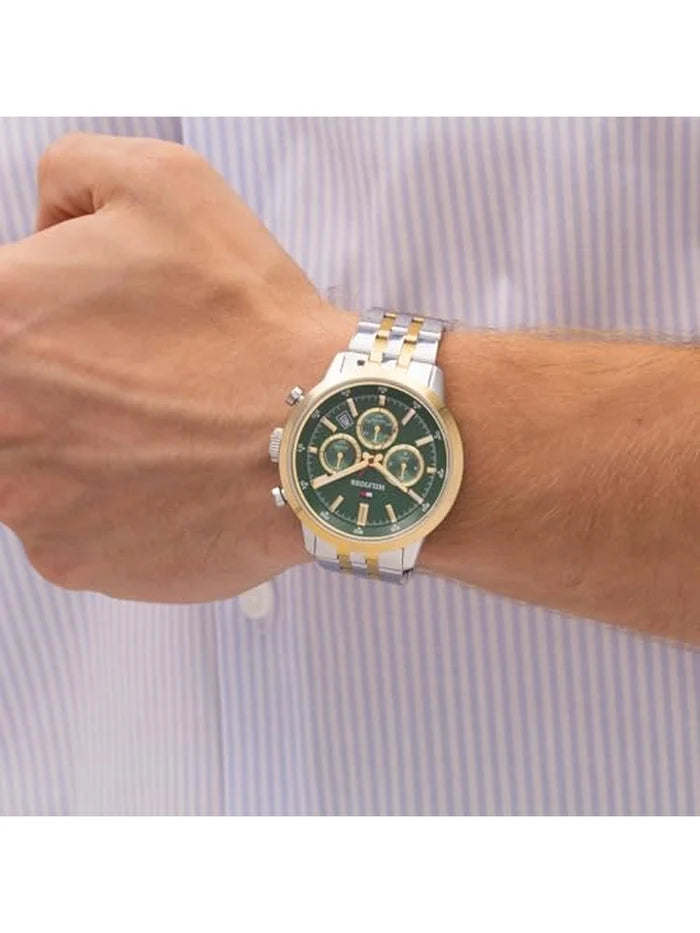 Tommy Hilfiger  Round Green Dial Analog Watch - TH1710754