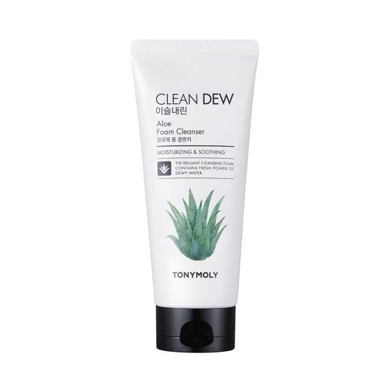 TONYMOLY Clean Dew Aloe Foam Cleanser