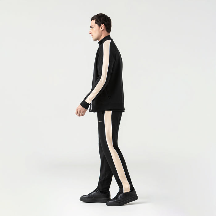 TORMAIN JACKET MEN BLACK/ IRISH CREAM