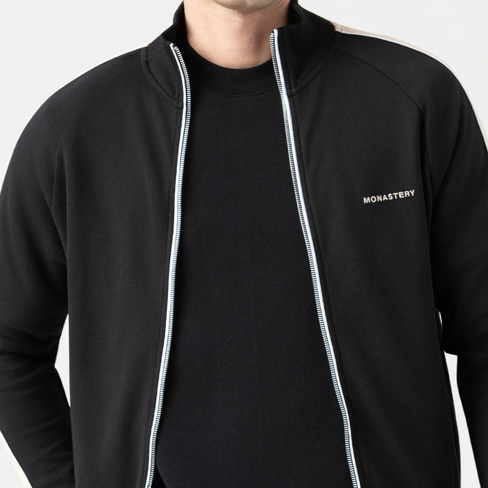 TORMAIN JACKET MEN BLACK/ IRISH CREAM