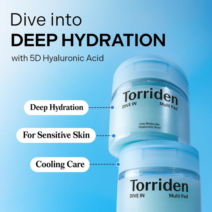 Torriden DIVE-IN Low Molecular Hyaluronic Acid Multi Pad 80 pads