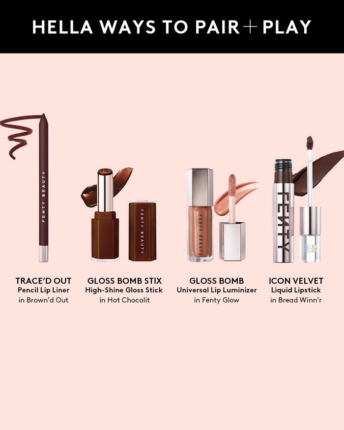 Trace'd Out Longwear Waterproof Pencil Lip Liner — Brown'd Out