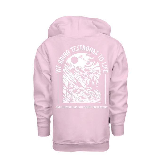 LIGHT PINK / YXS / Gildan G185B Youth Heavy Blend  8 oz., 50/50 Hood