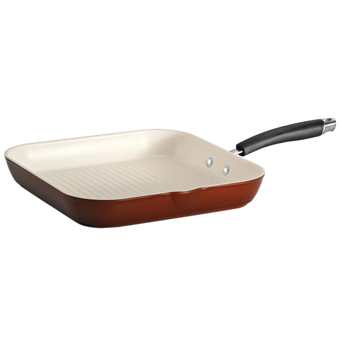 TRAMONTINA CERAMICA 11'' SQUARE GRILL PAN