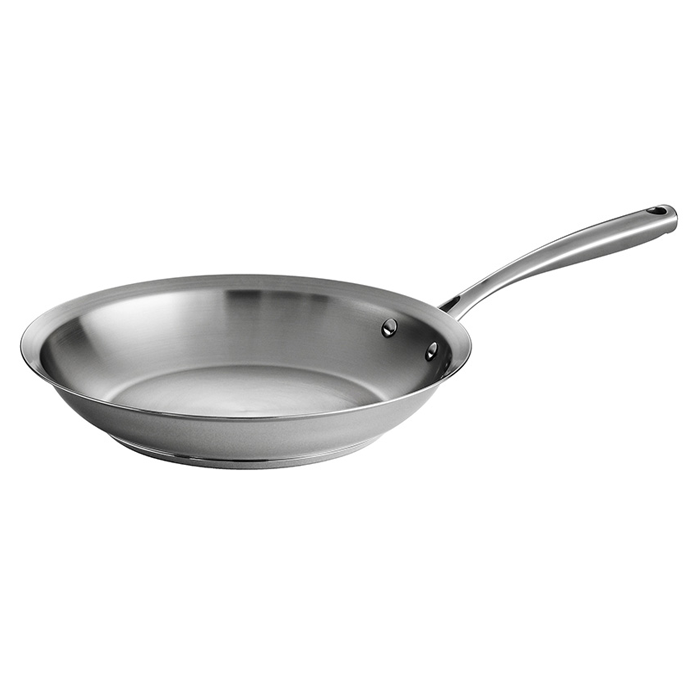 Tramontina 12 in Fry Pan  Prima  18/10 Stainless Steel - Tri-Ply Base