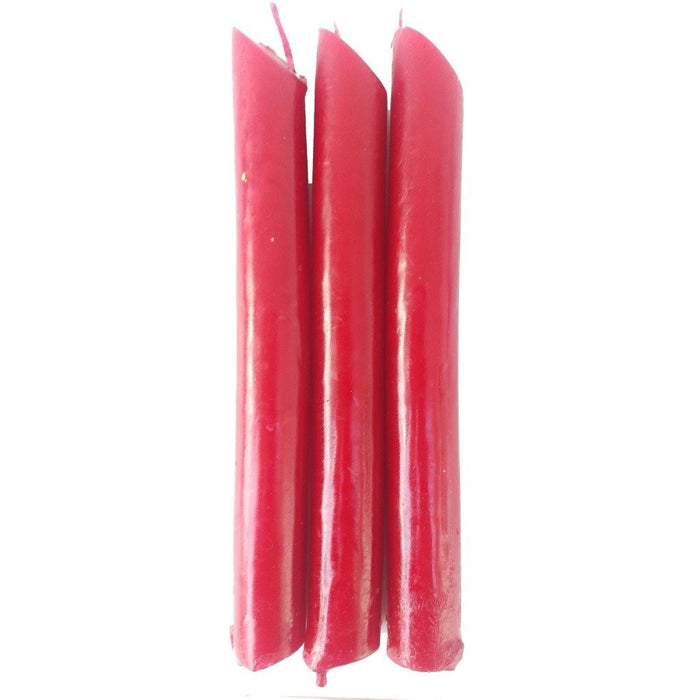 True Red Hand-Dipped Drip Candle 25 Pack - Candlestock.com