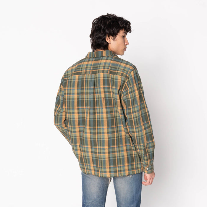 True Shirt - Slub Yarn Flannel - Green by Naked & Famous Denim
