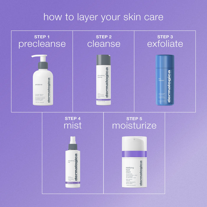 ultracalming cleanser how to layer your skin care