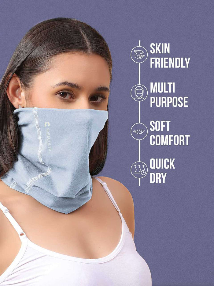 Unisex Organic Bandana Masks - Plain (Pack of 5)