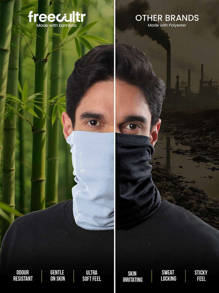 Unisex Organic Bandana Masks - Plain (Pack of 5)