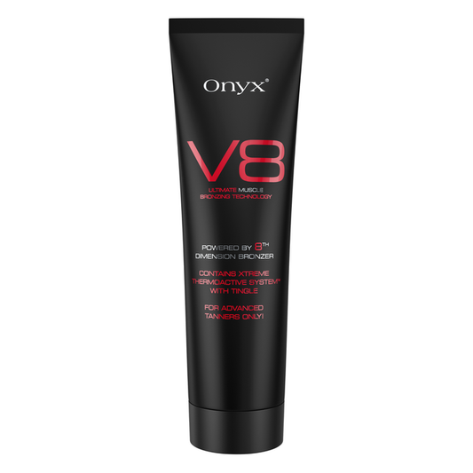 V8 - intensywny bronzer do opalania z efektem tingle