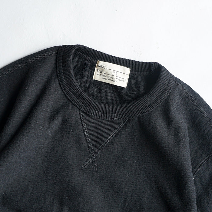 VICTORIA ATHLETICS　REVERS-GRAIN CREW NECK