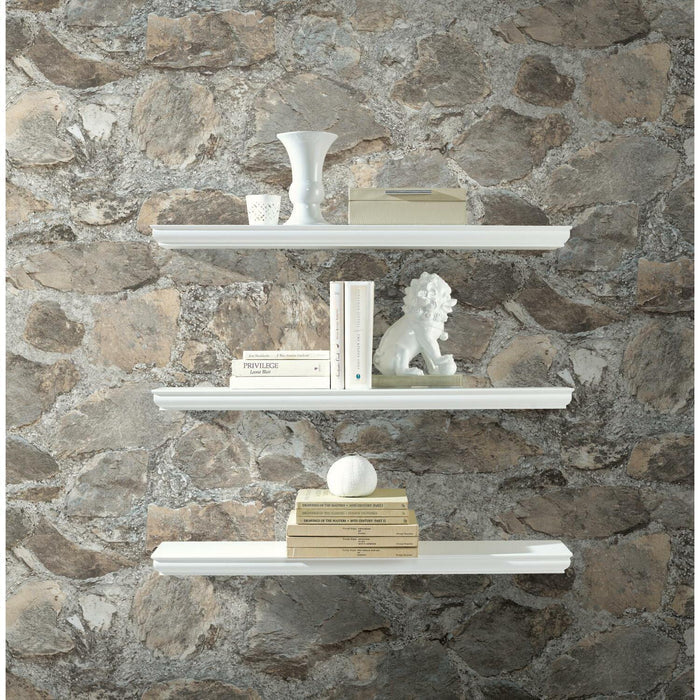 Weathered Stone Peel & Stick Wallpaper - EonShoppee