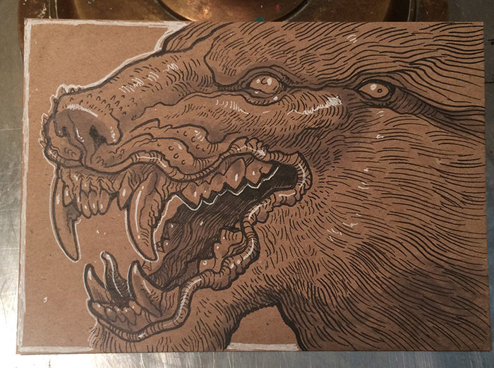 WEREWOLF DRAWING