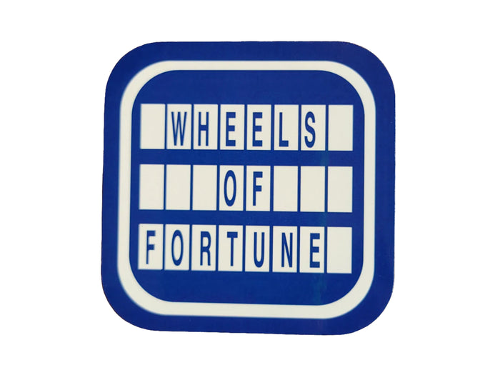 Wheels Of Fortune Sticker