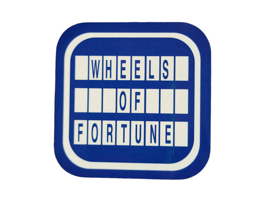 Wheels Of Fortune Sticker