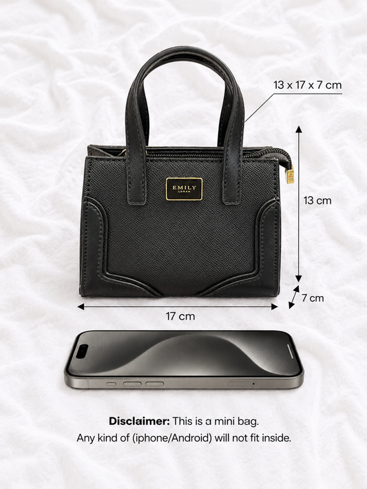 Whimsy Mini Bag - Black MB014