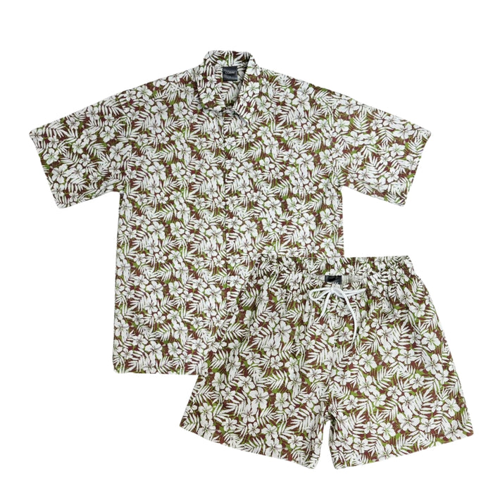 White Hibiscus Shirt