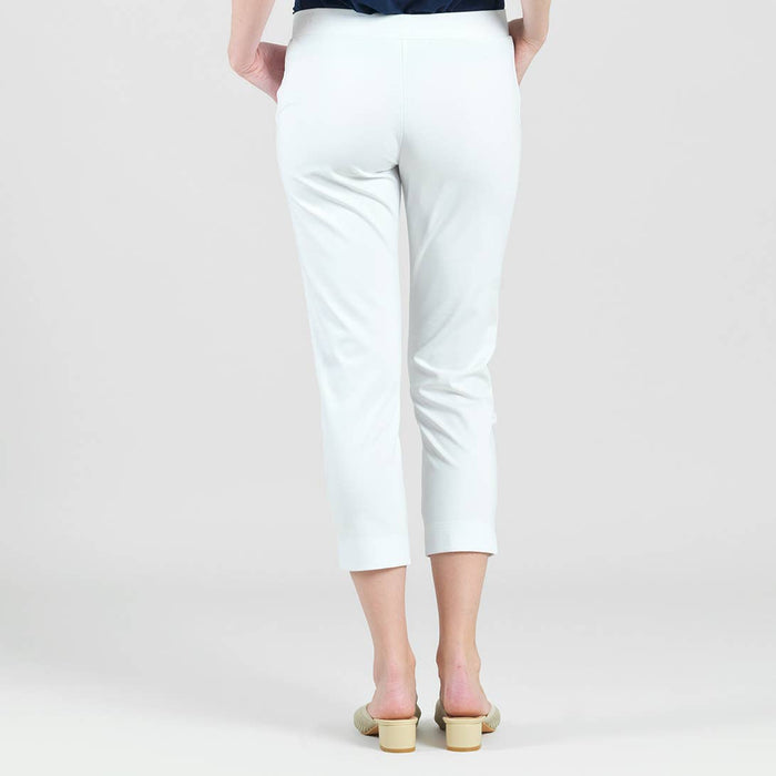 White Pull-On Capri